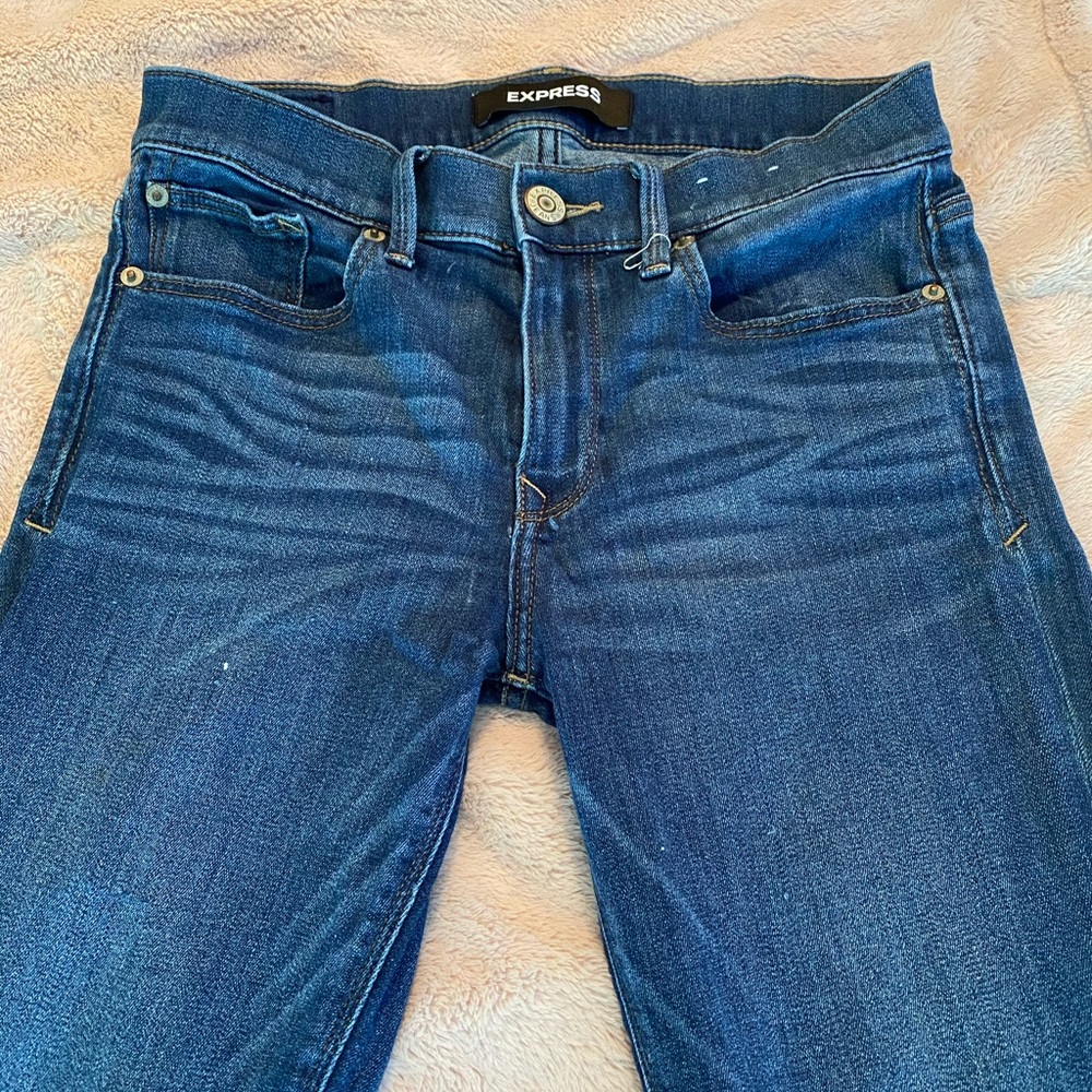 Express Jeans skinny mid rise stretch 4 Regular